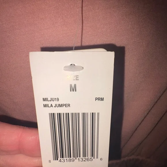 NWT Elegant L*Space By Monica Wise Pink Strapless Wide-Leg Jumpsuit Size Medium